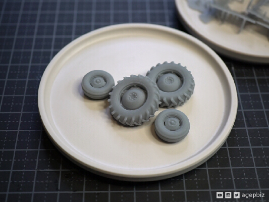 Detailed Tractor Wheels - Diecast Toy Restoration | 3d print model