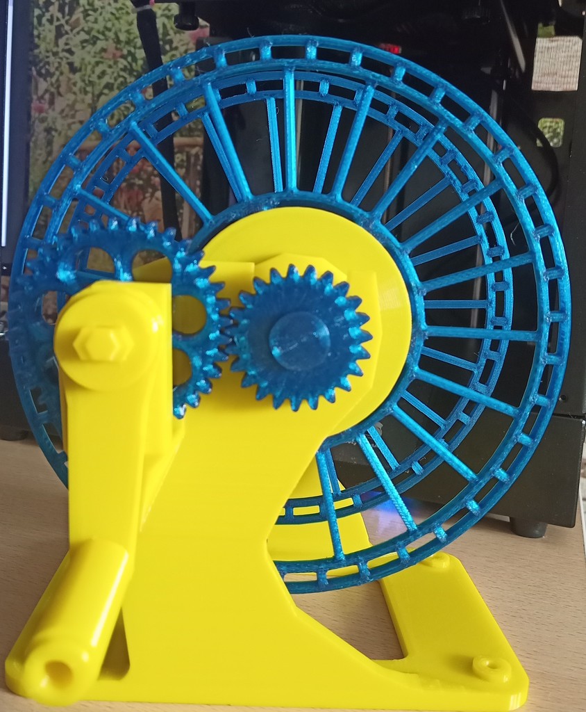 Spool Winder modified Gear, Pinion and Pin