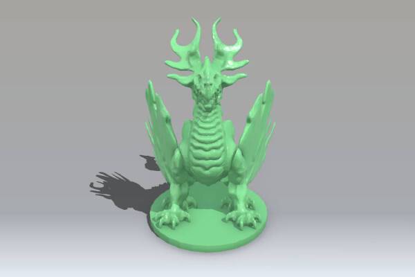3D Model: Forest Dragon | 3d print model
