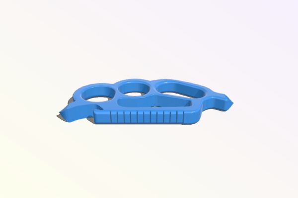 Spiked Knuckle Duster | 3d print model