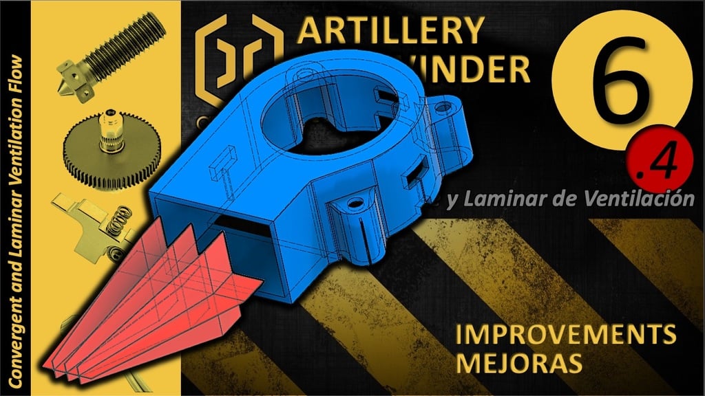 (6.4) Optimized Fan Duct, Artillery Sidewinder X1 Improvements - Mejoras