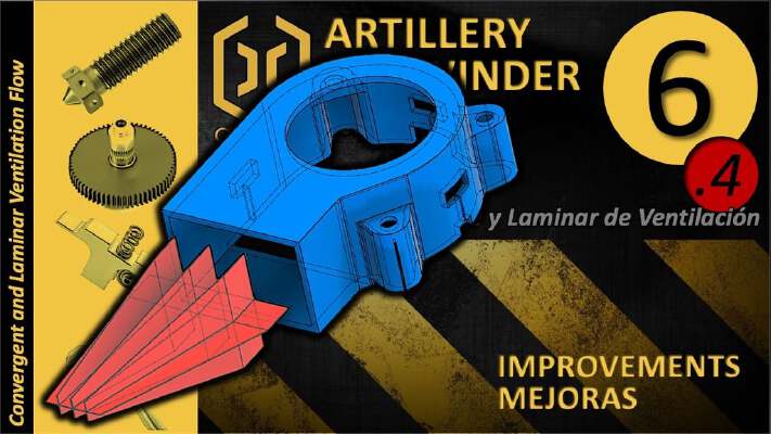 (6.4) Optimized Fan Duct, Artillery Sidewinder X1 Improvements - Mejoras | 3d print model