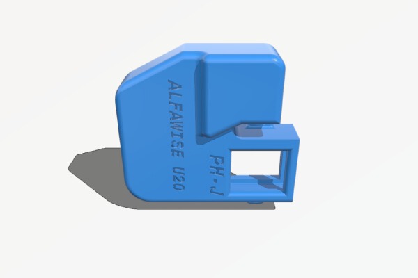 coffre rallonge15cm lecteur micro SD alfawise U20 | 3d print model