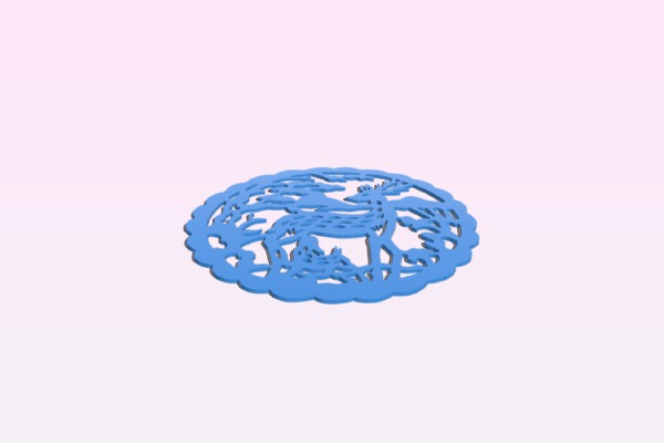Traditional Korean folk paintings and wall decoration | 3d print model
