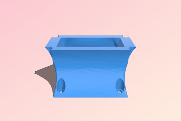 8cm fan support for Solidoodle2 electronics | 3d print model
