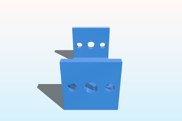 Modular (Stackable) 1-Axis Manual Positioning Stage | 3d print model