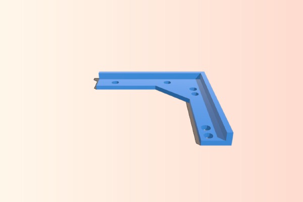 RigidBot e3dv6 Part Cooling Fan v2 | 3d print model