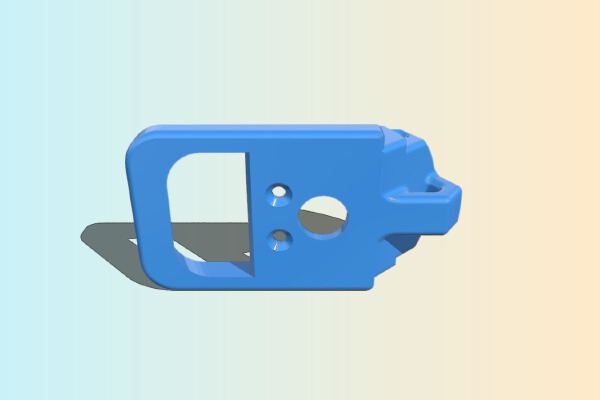 Lanyard Motorplate for Airsoft Glock 18c, CM030 | 3d print model