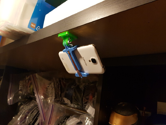 Go Pro Swivel Screw Down Mount | 3d print model