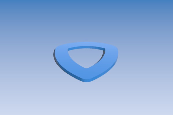 The Hollow Plectrum | 3d print model
