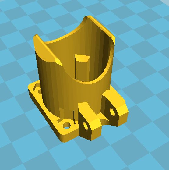 fan 25_25 duct for hexagon hotend on i3 rework
