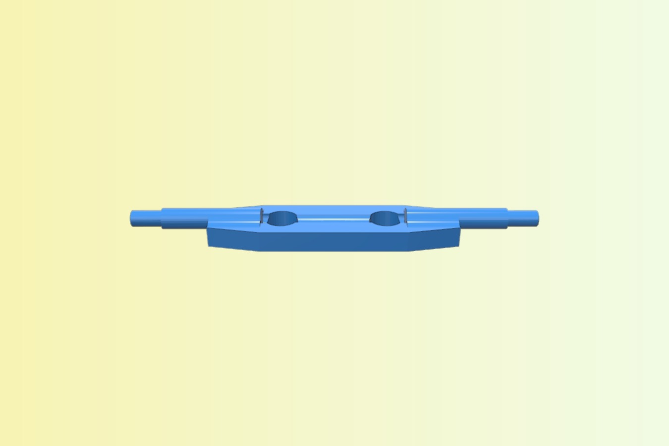 Blade mcpX Canopy mount replacement - front