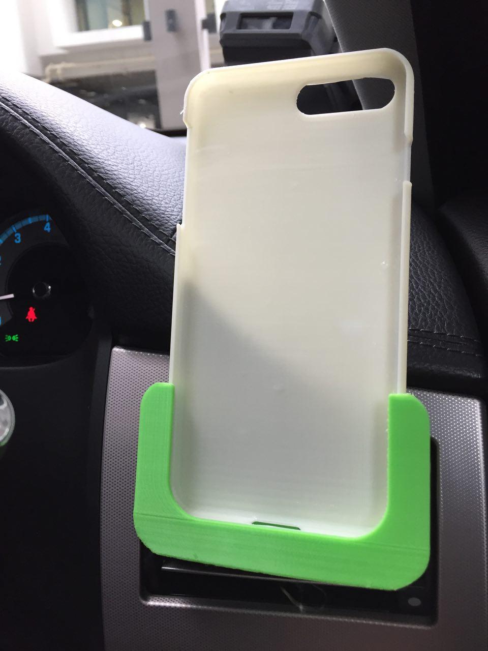 Iphone 7 plus phone cover + car and desk stand
