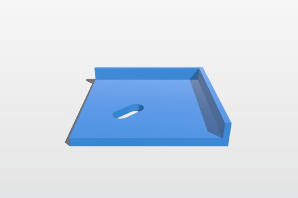 Ender 3 bed corner glass holder | 3d print model