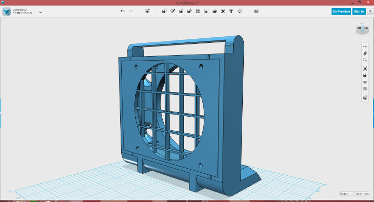 Portable Air Conditioner_Heater III | 3d print model