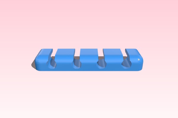 USB Cable Holder (Shorter) | 3d print model