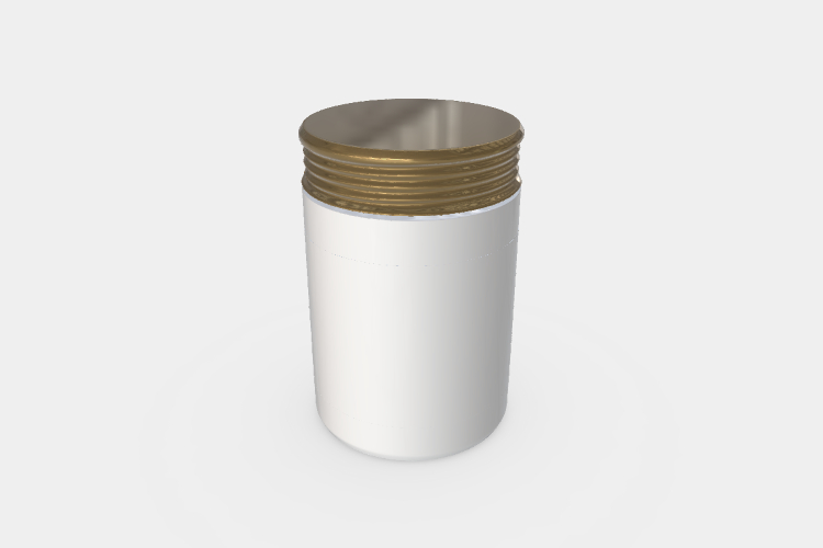 Cosmetic Tin Jar Mockup