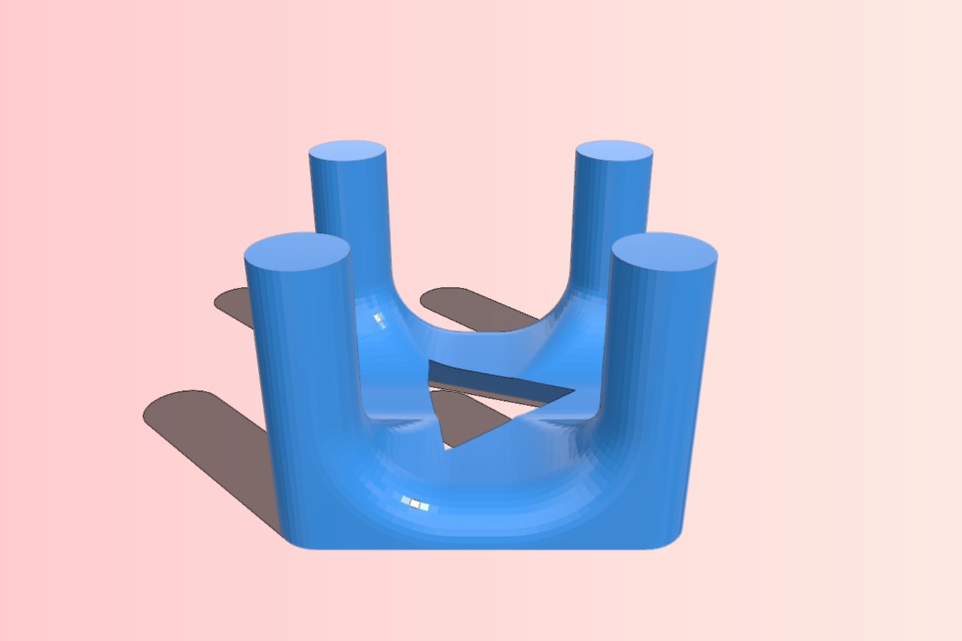 Three Cube Gears Stand