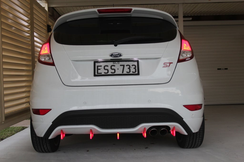 Diffuser Fins for Fiesta ST - Solid and Illuminated