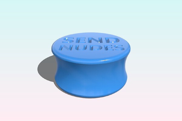 send nudes ear plug | 3d print model