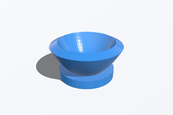 0.1X^2 Parabolic Focal Point Demonstration | 3d print model