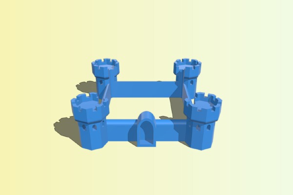 Water Vase Castle | 3d print model