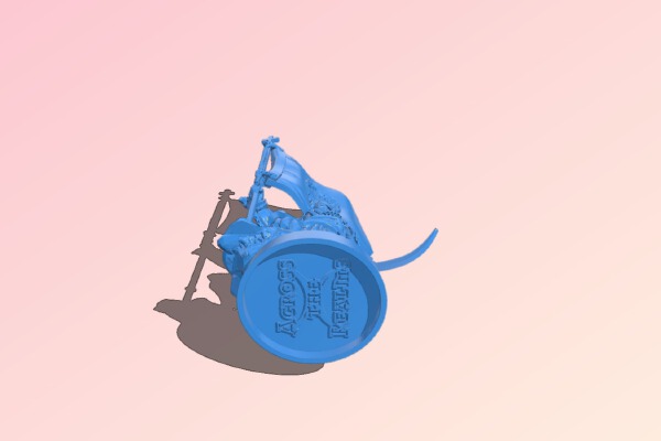 Greek War Of Independence Standard Bear | 3d print model