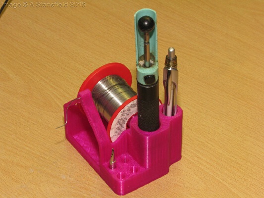 Solder Reel Holder | 3d print model