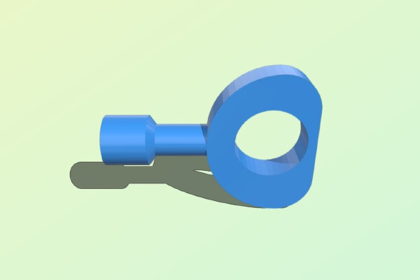 Gas and Electric Meter Box Key | 3d print model