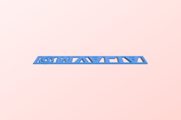 Dual Extrustion Honeycomb iPhone 5 Case Remixed with Twitter name | 3d print model