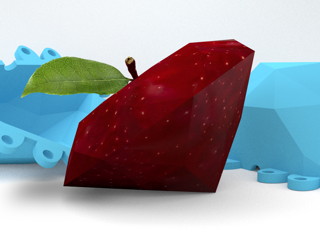 Diamond Apple Mold