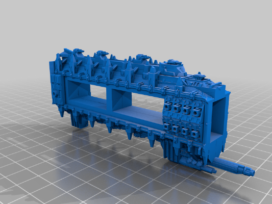 Gloriana Class - multipart! | 3d print model