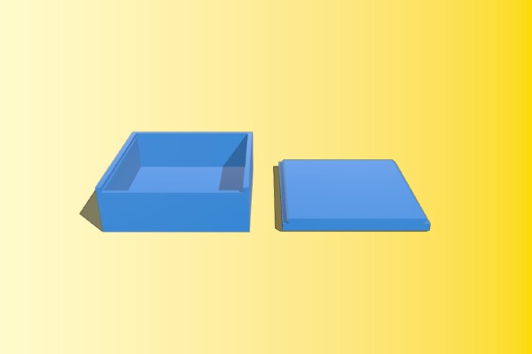 Simple sliding box | 3d print model