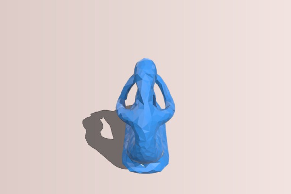 Mother and Child - Low Poly | 3d print model