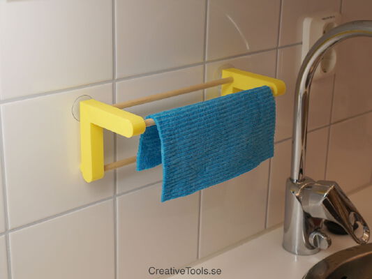 Dishcloth hanger (3D-printable) | 3d print model
