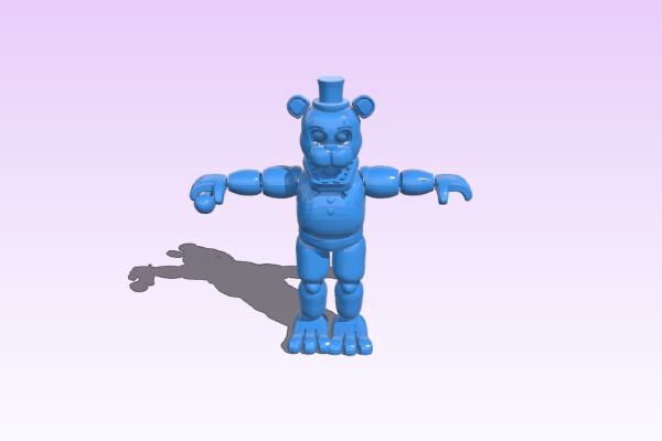 unwithered freddy fnaf | 3d print model