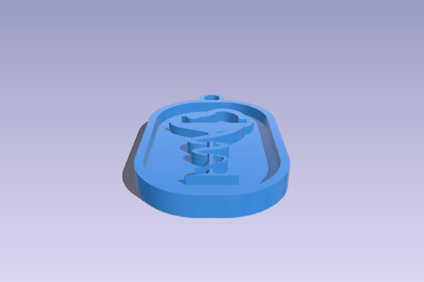Pharmacy keychain | 3d print model