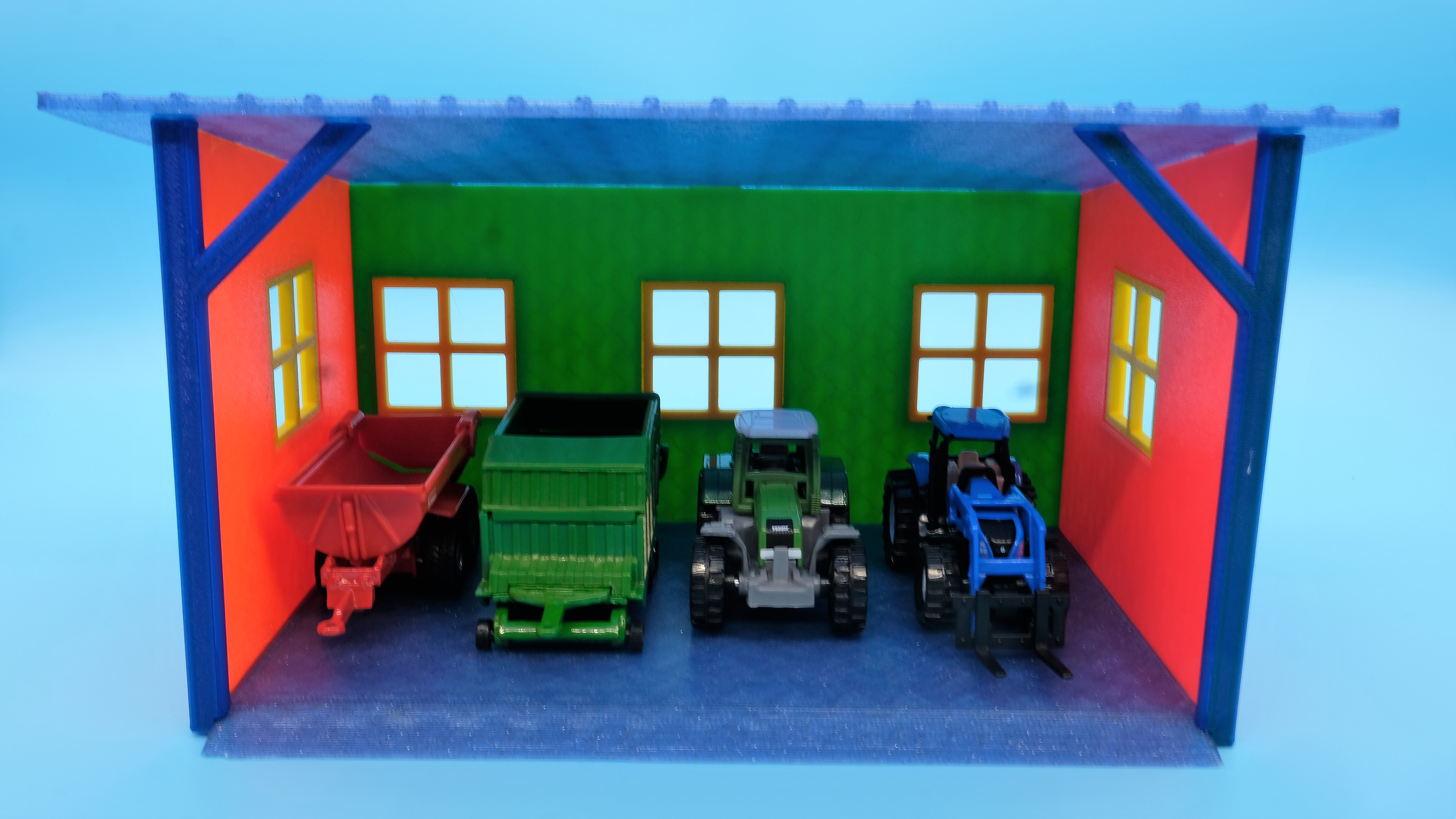 Toy Barn (for cars_tractors with scale 1:50)