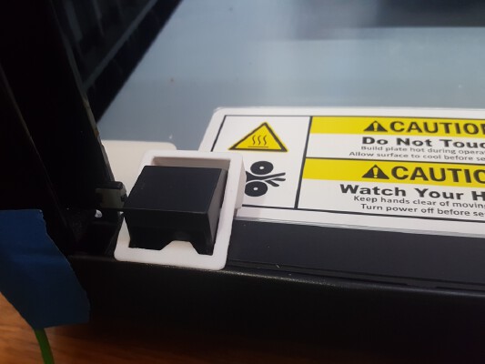 XYZ Printing DaVinci 1.0 PRO Door Switch Holder - Leave In Place | 3d print model