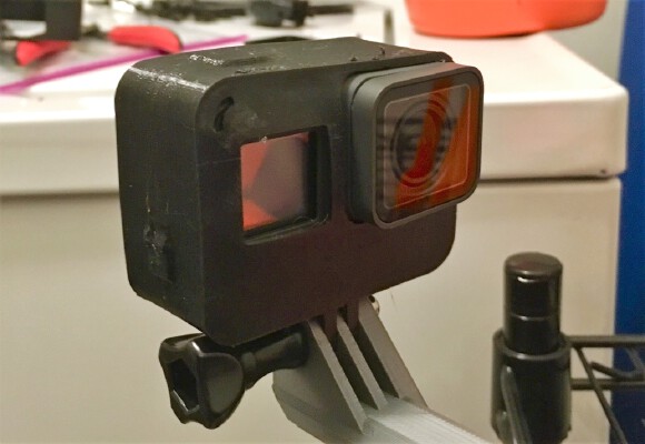 GoPro Hero 5 Flexible Case with 2-Arm GoPro Mount | 3d print model