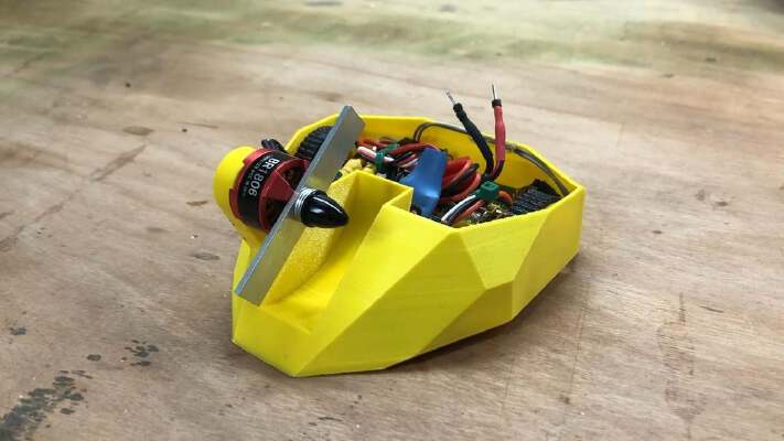 3D printable antweight battlebot: Bulldog | 3d print model