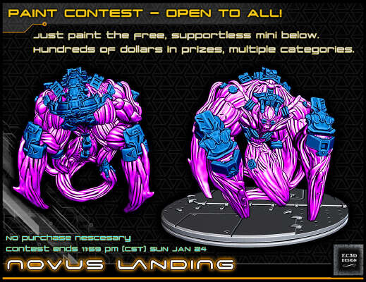 Hive Lurker - 28-32mm Gaming - Novus Landing | 3d print model