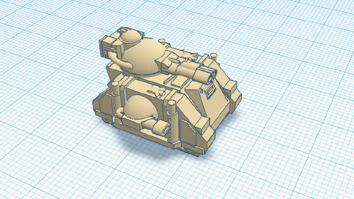 RT Flamethrower tank (Infernus class) v2 | 3d print model