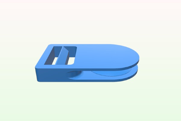 Flag Football Belt Clip | 3d print model