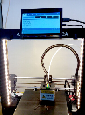 Raspberry Pi (Octoprint) 7" Touch TFT frame for Anycubic i3 Mega | 3d print model
