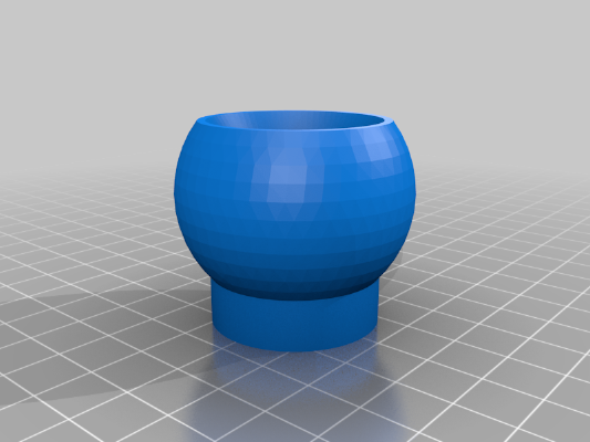 Ball and Socket Vac Adapter | 3d print model