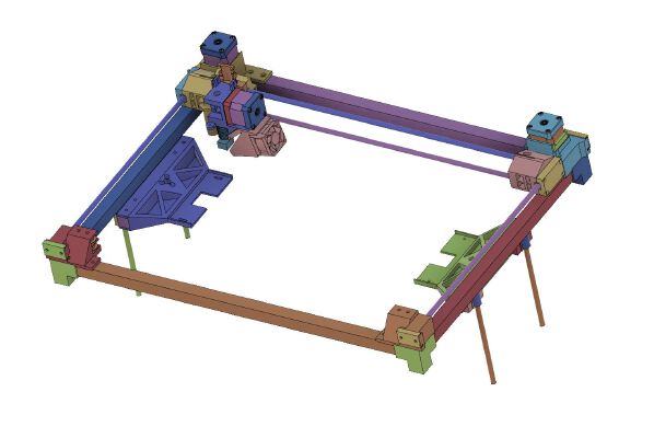 Rigidbot Core-XY Conversion | 3d print model