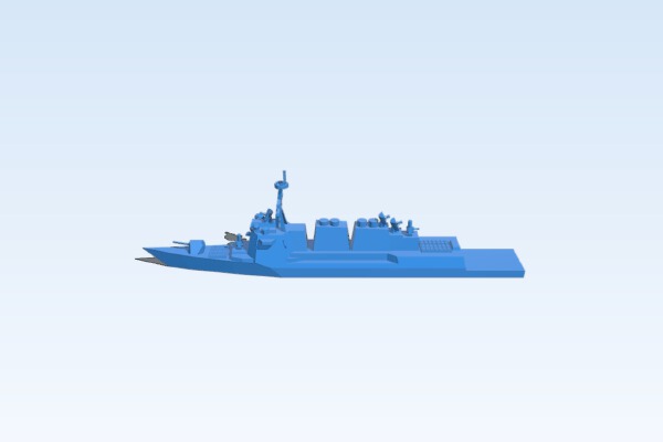 USS Halsey (DDG-97) | 3d print model