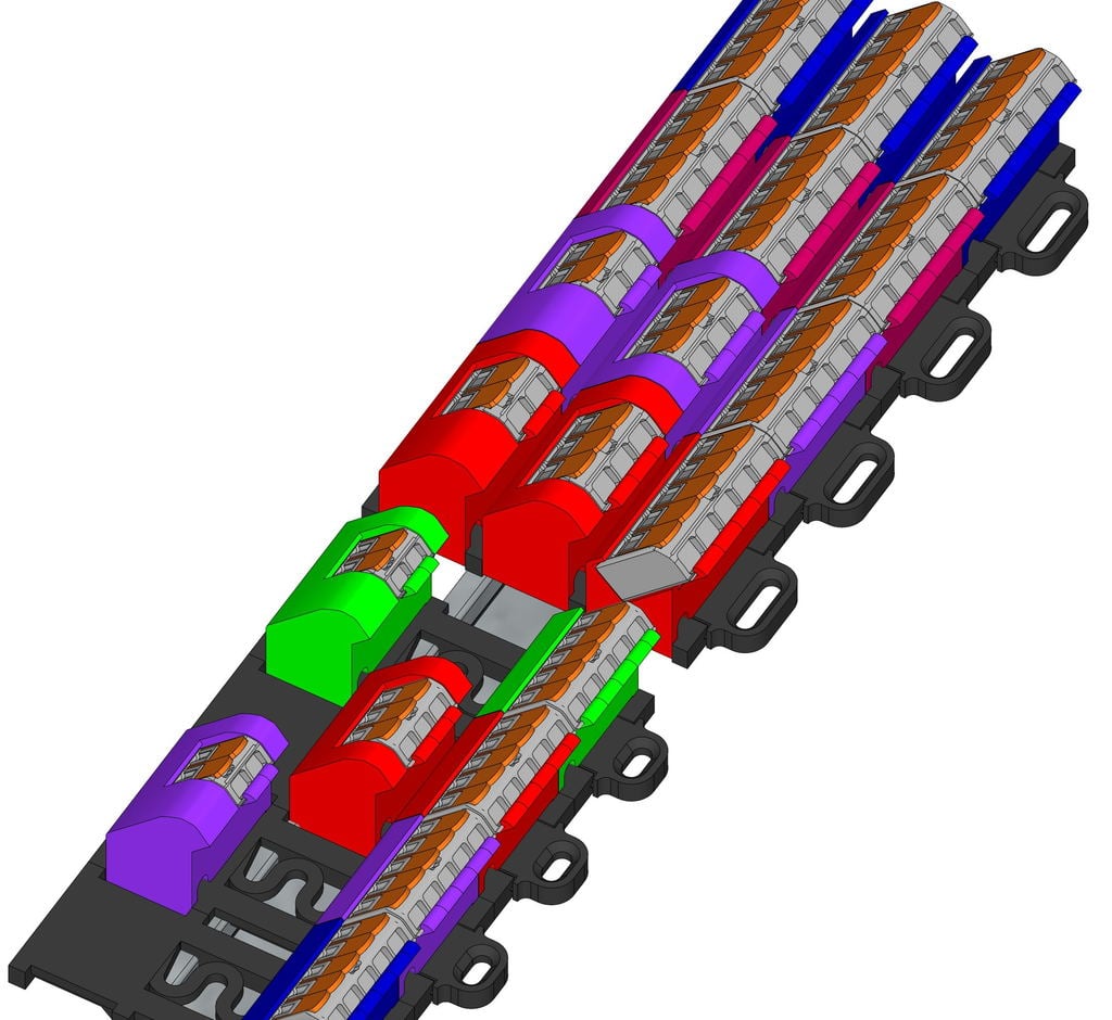 Wago 221 Din 35 Rail mount
