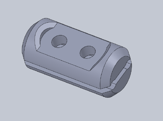 Wire rope clamp | 3d print model